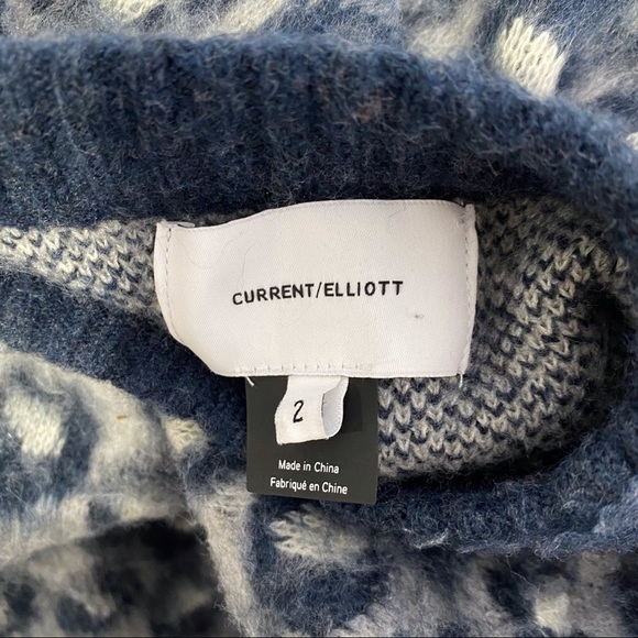 CURRENT ELLIOTT The Cali Leopard Print Pullover Sweater - Picture 5 of 7